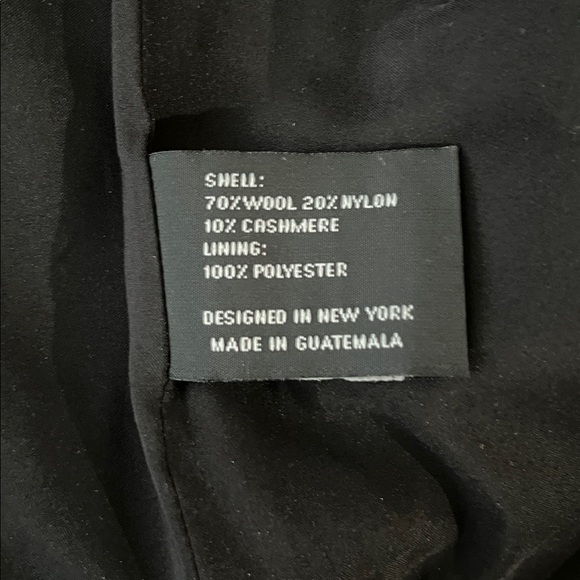 Intermix Wool Cashmere Top Coat Blazer Vest Duster Gray size Medium - Picture 9 of 9